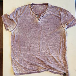 Lucky Brand Venice Burnout Henley Tshirt